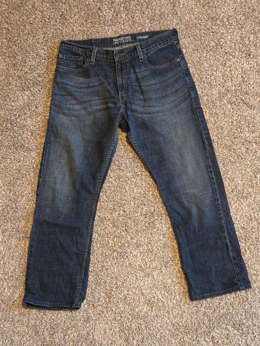 LEVI'S Signature Straight Men’s Jeans - Dark Blue
